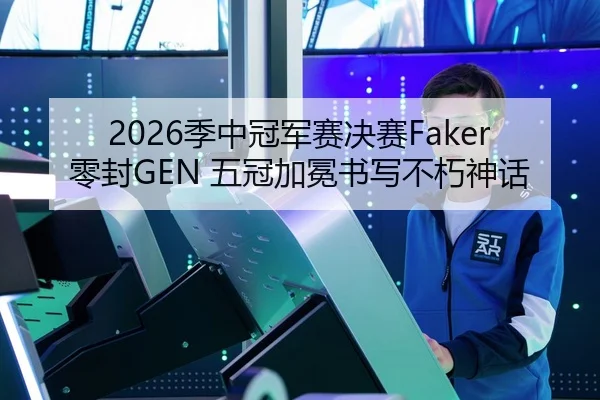 2026季中冠军赛决赛Faker零封GEN 五冠加冕书写不朽神话